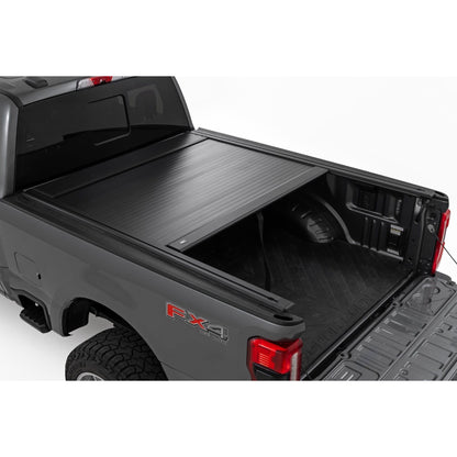 ROUGH COUNTRY | Manual Retractable Bed Cover  6'10" Bed  Ford F-250/F-350 Super Duty (17-26) | 53507650