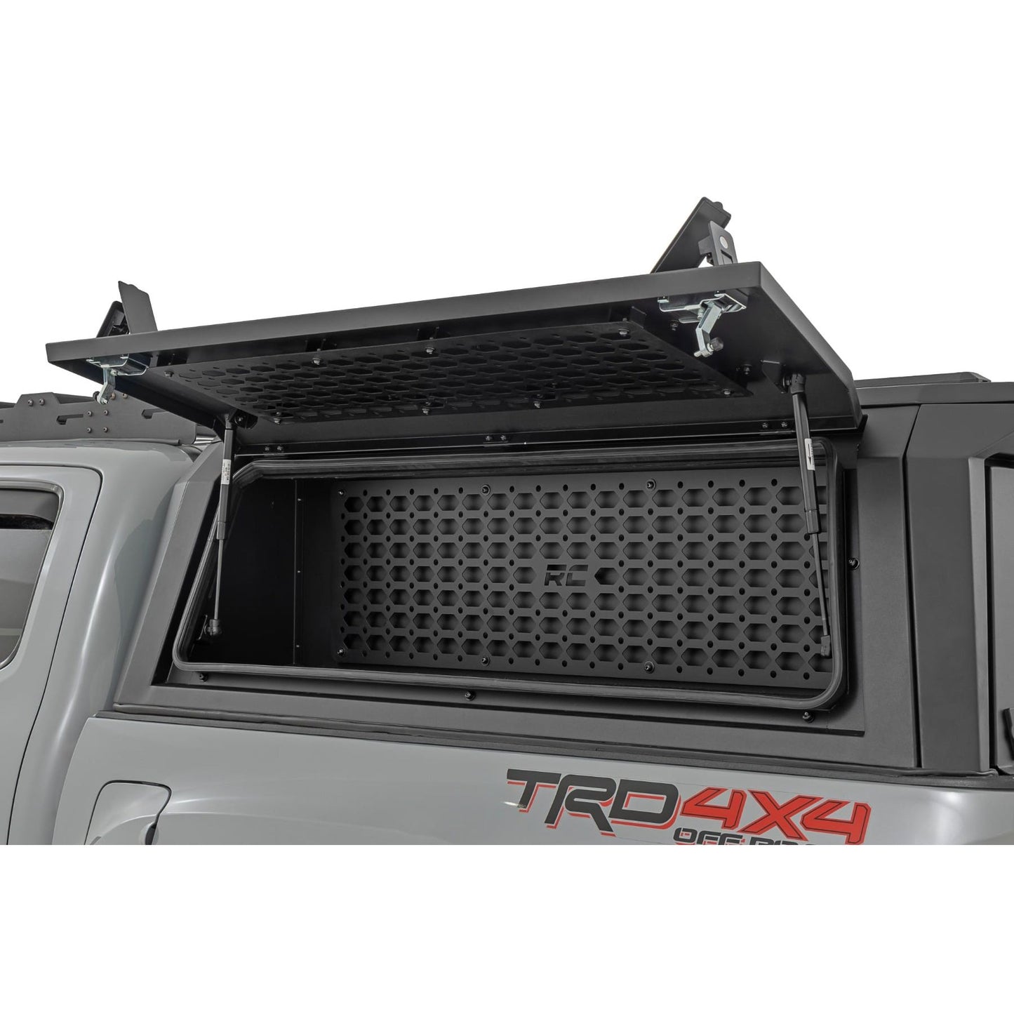 ROUGH COUNTRY | Bed Cap Molle Panel Side Storage Bin  Drivers Side  Toyota Tacoma (16-23) | 734064