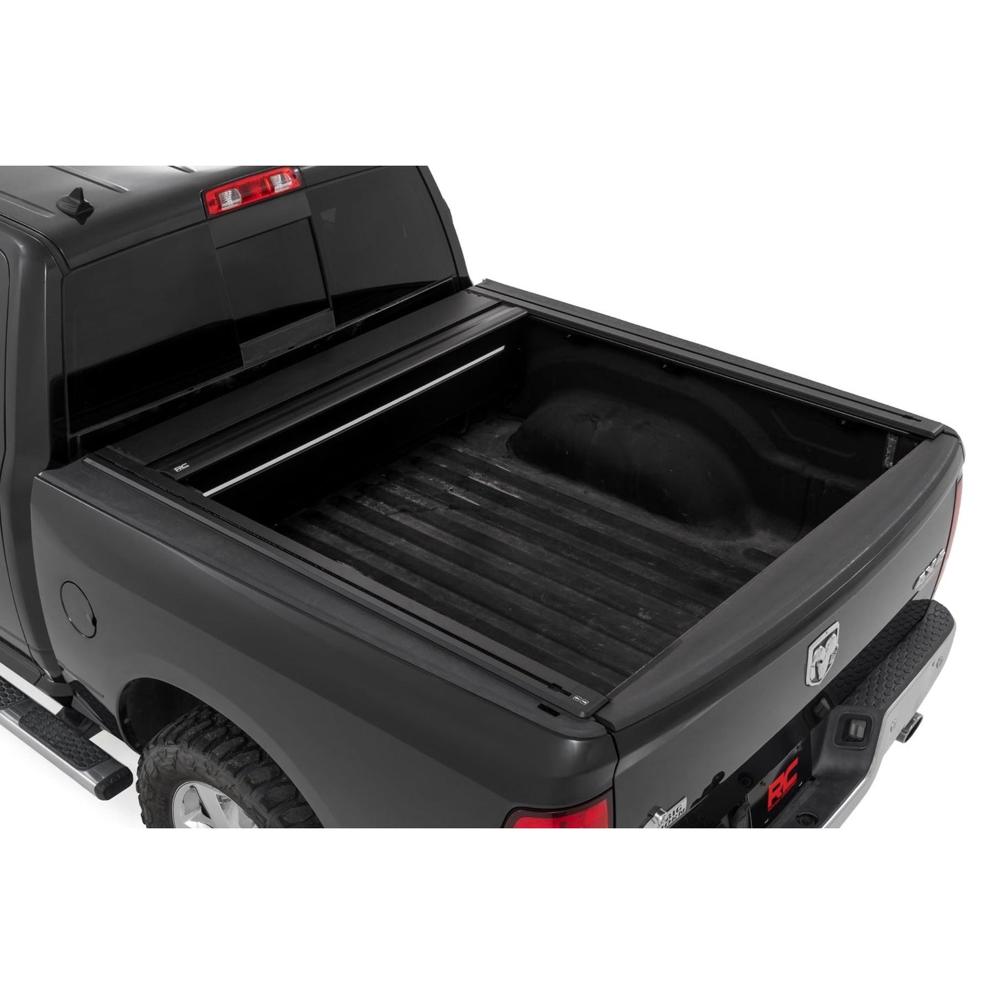 ROUGH COUNTRY | Powered Retractable Bed Cover  5'7" Bed  Ram 1500 2WD/4WD (2009-2018 & Classic) | 51309550