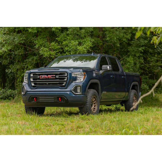 ROUGH COUNTRY 3.5 Inch Lift Kit | Mono Leaf Rear | Vertex | GMC Sierra 1500 2WD/4WD (2019-2025 & Classic) | 28850RED