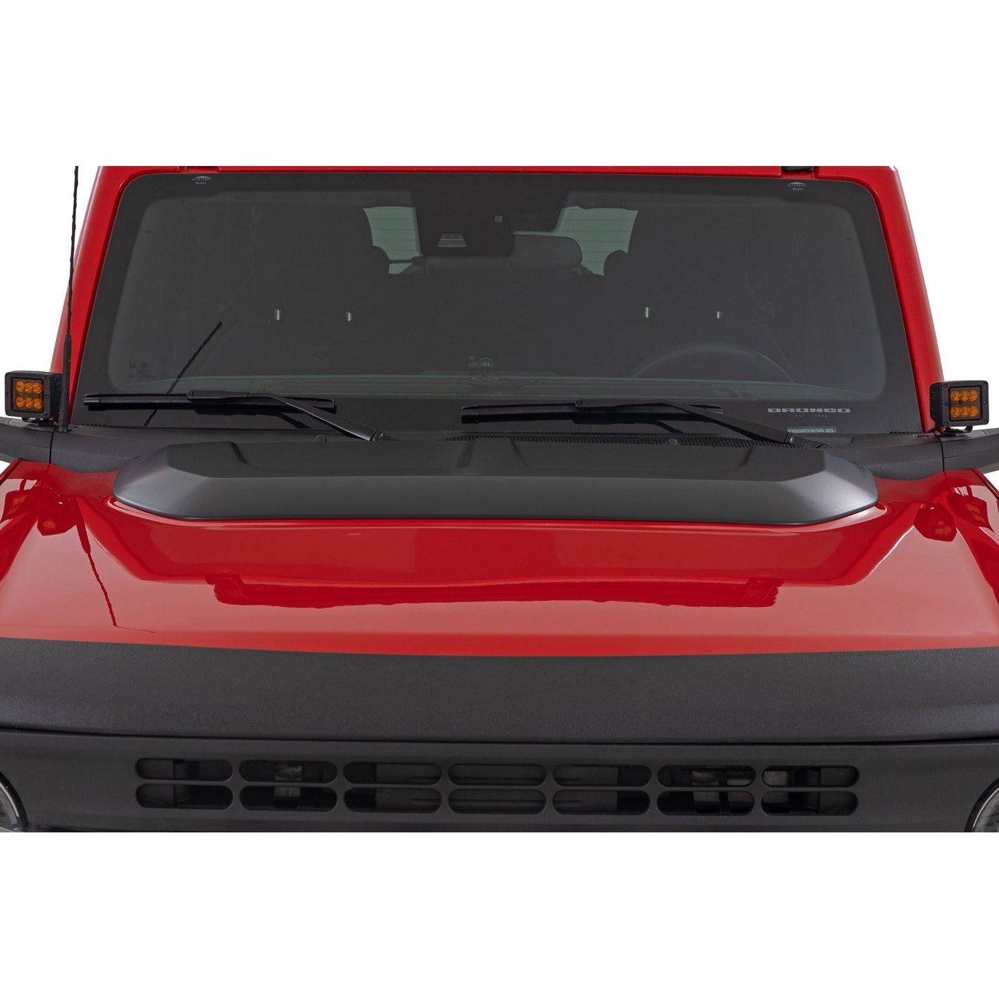 ROUGH COUNTRY Hood Scoop | YZ Oxford White | Ford Bronco 4WD (2021-2025) | HS30020-YZ