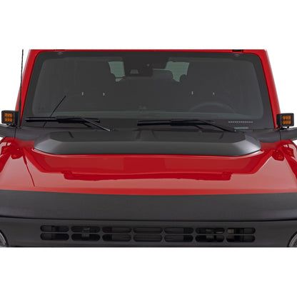 ROUGH COUNTRY Hood Scoop | JS Iconic Silver | Ford Bronco 4WD (2021-2025) | HS30020-JS