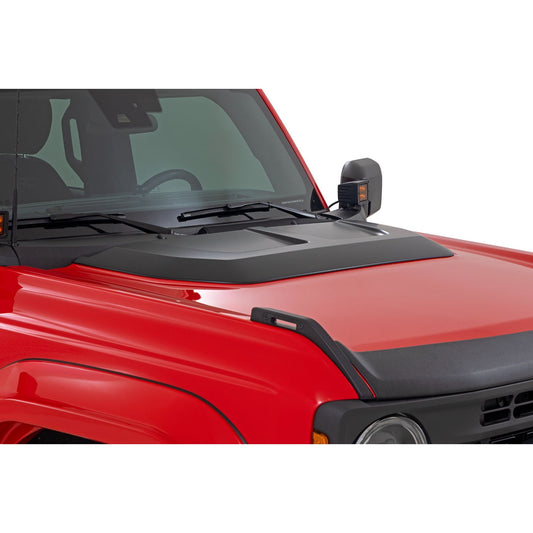 ROUGH COUNTRY Hood Scoop | Gloss Black | Ford Bronco 4WD (2021-2025) | HS30020-G1