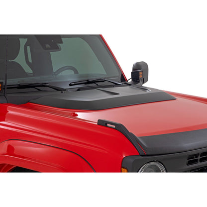 ROUGH COUNTRY Hood Scoop | HX Antimatter Blue | Ford Bronco 4WD (2021-2025) | HS30020-HX