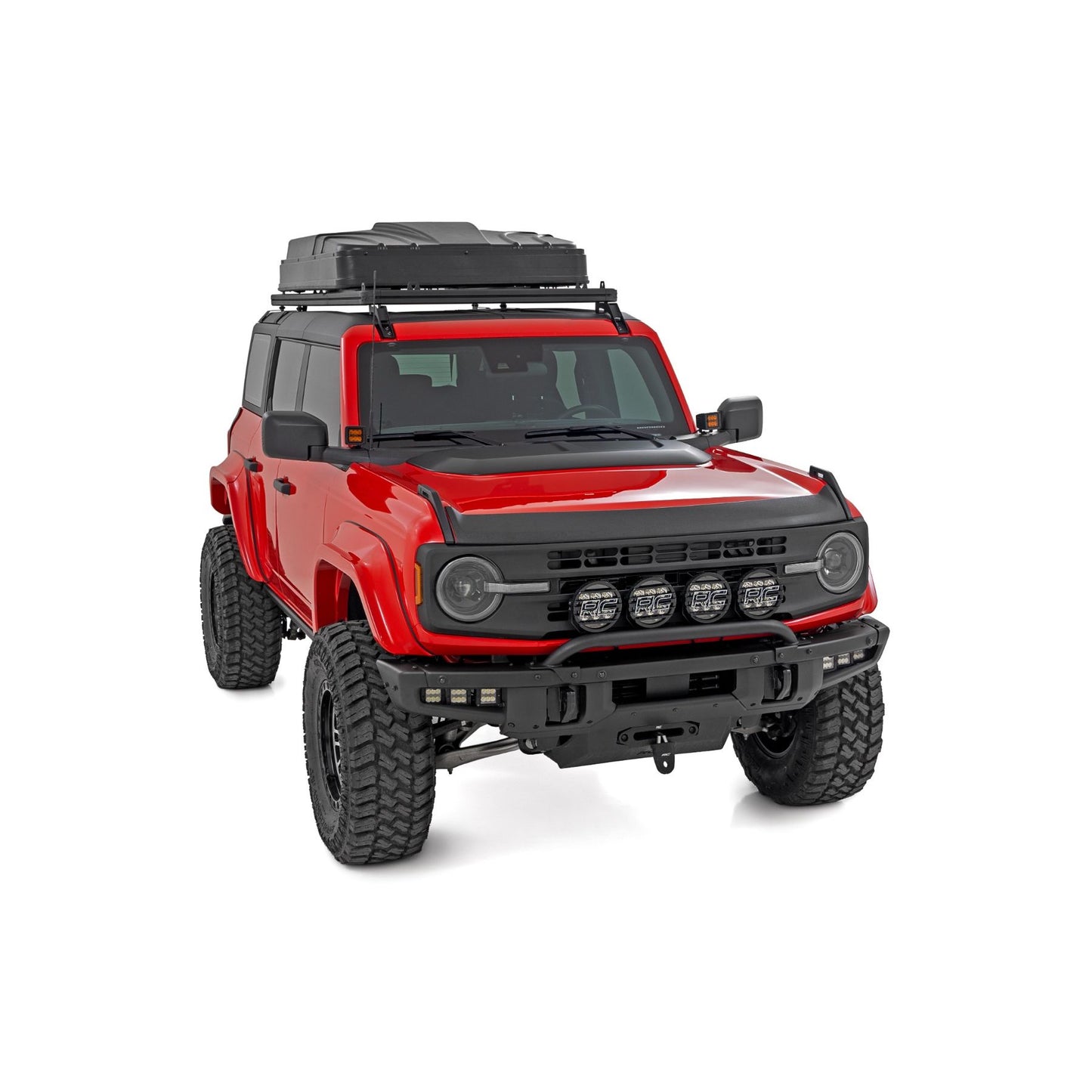 ROUGH COUNTRY Hood Scoop | E7 Velocity Blue | Ford Bronco 4WD (2021-2025) | HS30020-E7