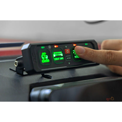 ROUGH COUNTRY 4 Gang Switch Panel | RGB Backlit Buttons | Multifunction Modes | 70965