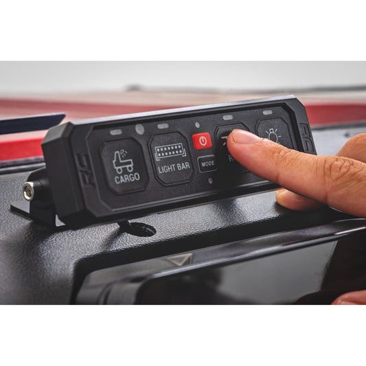 ROUGH COUNTRY 4 Gang Switch Panel | RGB Backlit Buttons | Multifunction Modes | 70965