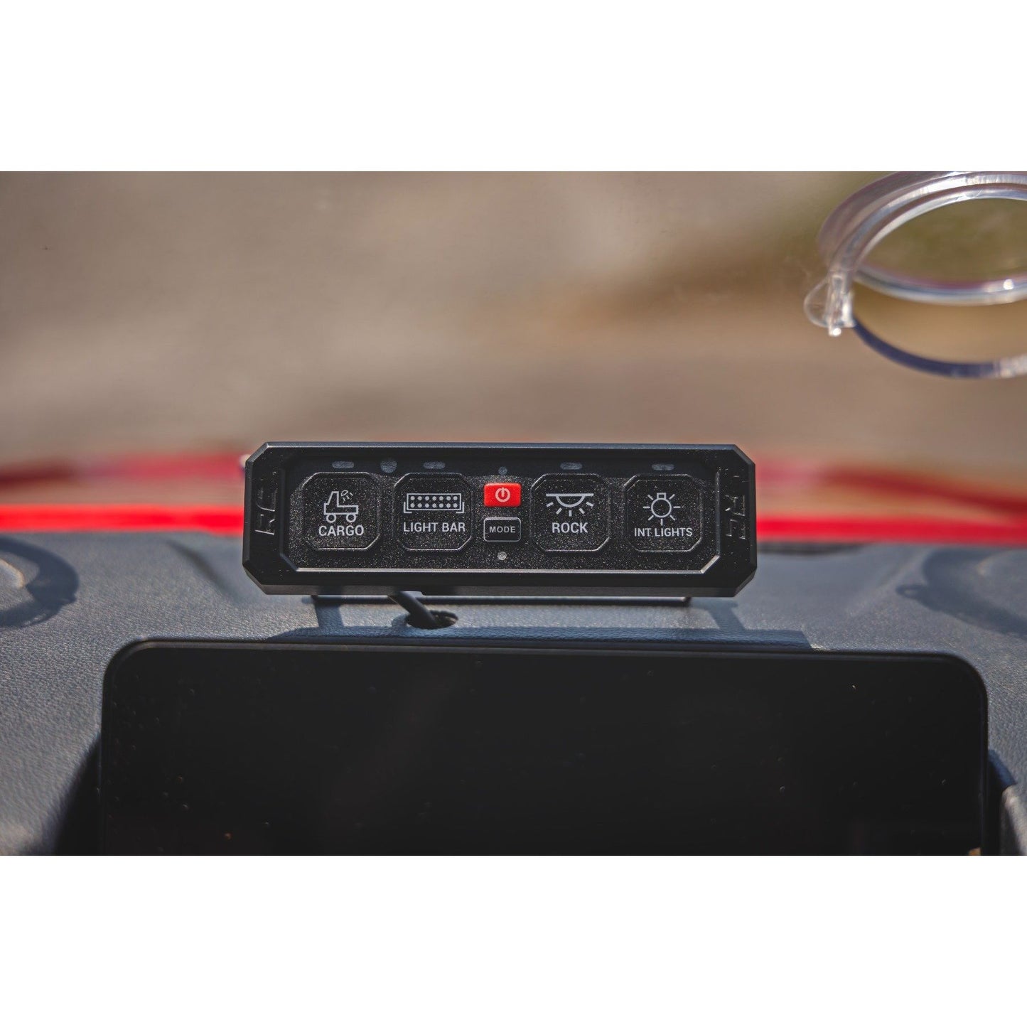 ROUGH COUNTRY 4 Gang Switch Panel | RGB Backlit Buttons | Multifunction Modes | 70965