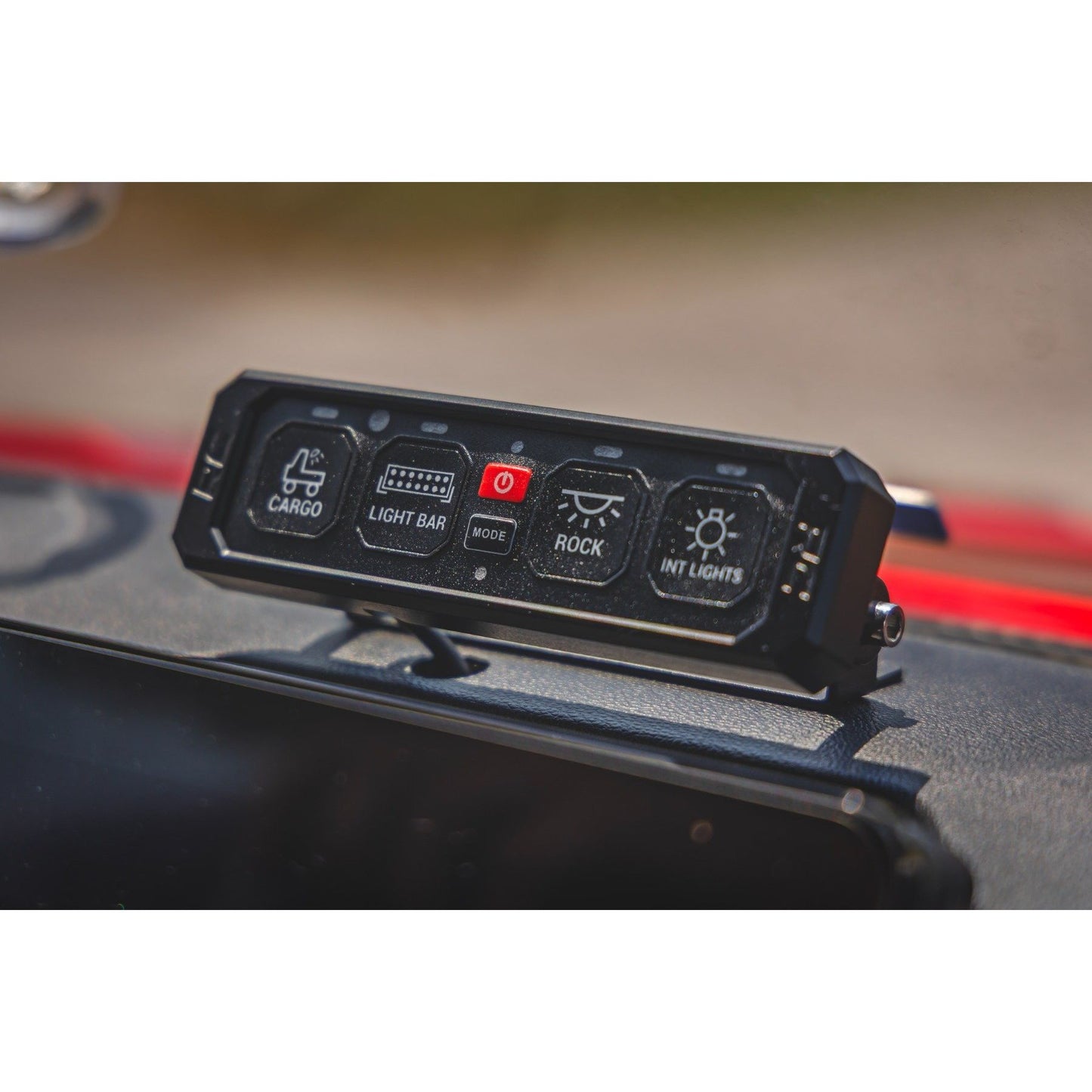 ROUGH COUNTRY 4 Gang Switch Panel | RGB Backlit Buttons | Multifunction Modes | 70965