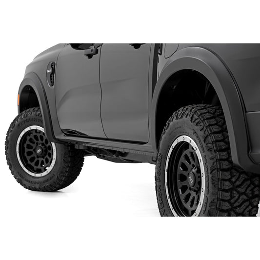 ROUGH COUNTRY Fender Flares | Sport | NE Cactus Gray | Ford Ranger 2WD/4WD (2024-2025) | S-F12401-NE