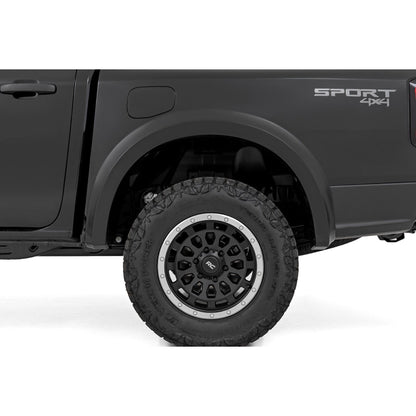 ROUGH COUNTRY Fender Flares | Sport | Ford Ranger 2WD/4WD (2024-2025) | S-F12401