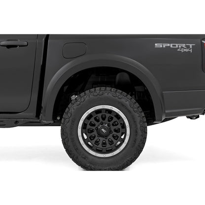 ROUGH COUNTRY Fender Flares | Sport | YZ Oxford White | Ford Ranger 2WD/4WD (2024-2025) | S-F12401-YZ