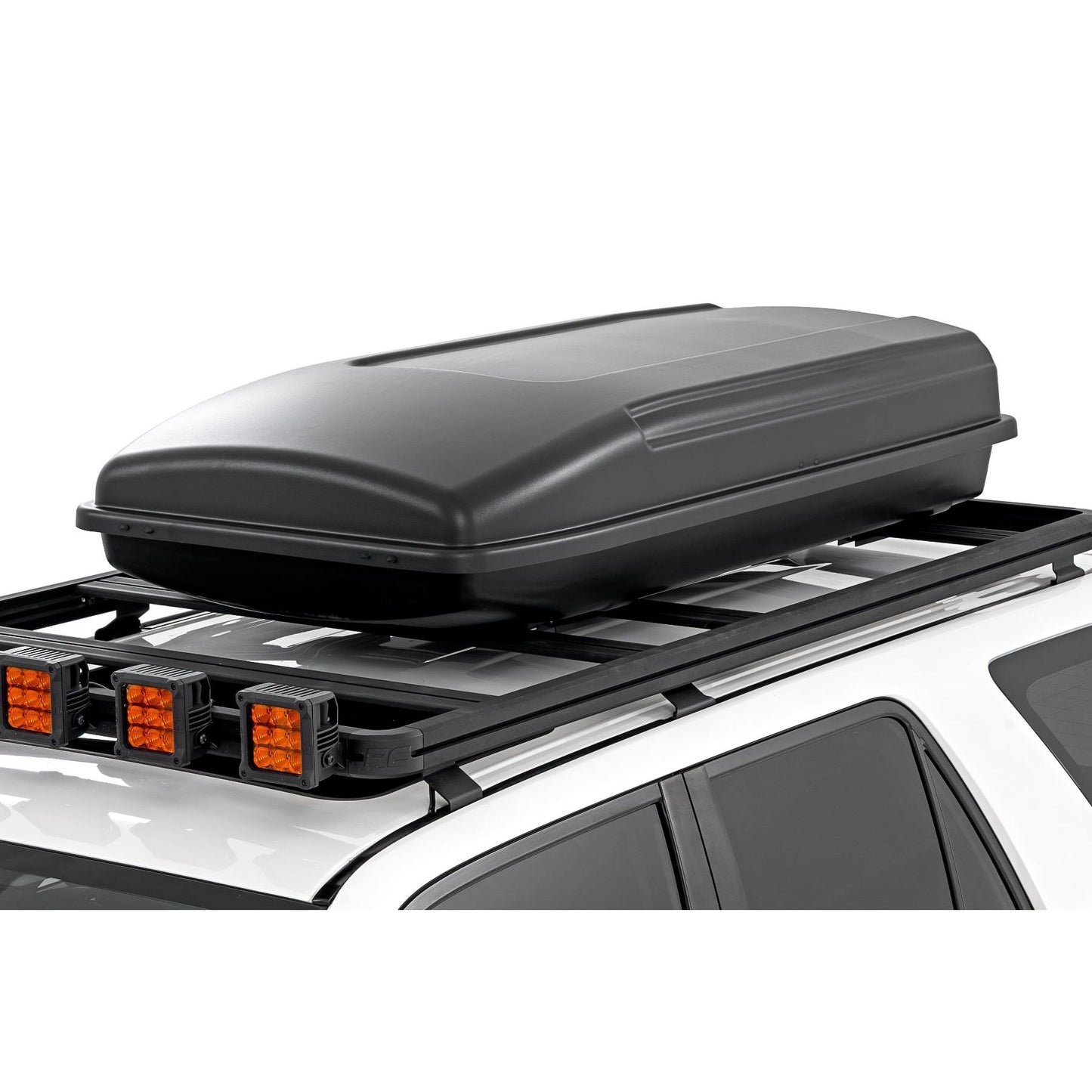 ROUGH COUNTRY | Rooftop Cargo Box  Hard Shell  Strut Assisted  14.5 Cu. Ft. Storage | 99088