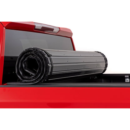 ROUGH COUNTRY Hard Roll Up Bed Cover | 5'10" Bed | Chevy/GMC Sierra 1500 (19-26)/Silverado 1500 (19-26)  | 50120580