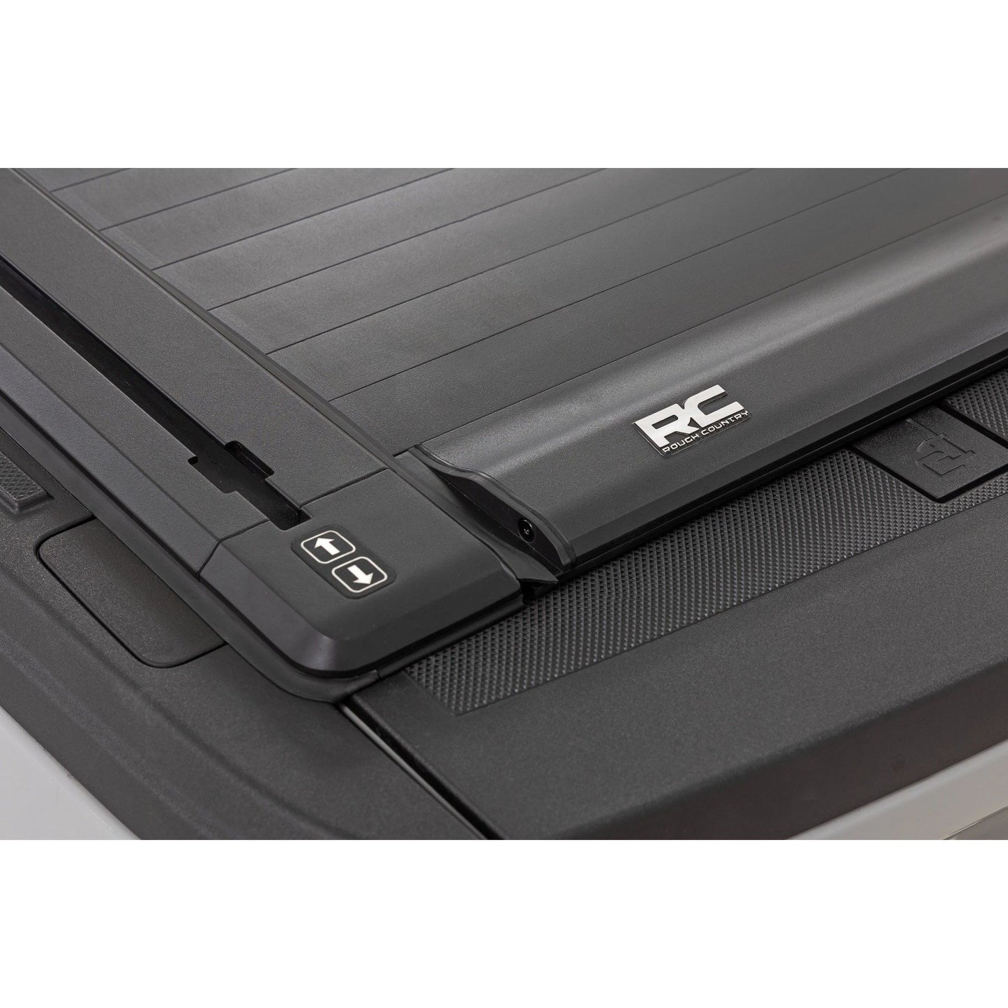 ROUGH COUNTRY Powered Retractable Bed Cover | 5'7" Bed | Ford F-150 2WD/4WD (2015-2025) | 51509550