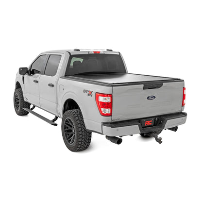 ROUGH COUNTRY | Power Running Boards  HT-Series  Crew Cab  Ford F-150/Lightning/F-250/F-350/Raptor (15-26) | ESR71520