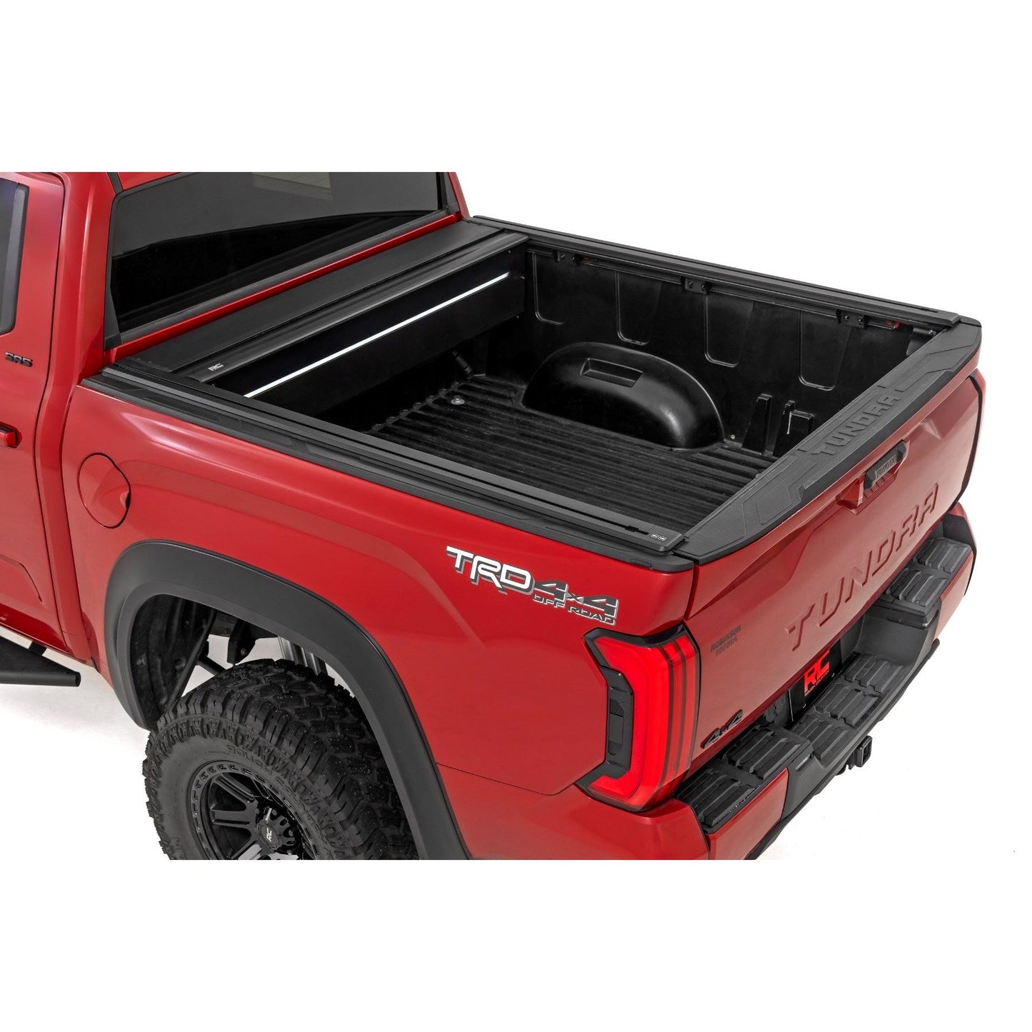 ROUGH COUNTRY Powered Retractable Bed Cover | 5'7" Bed | Toyota Tundra 2WD/4WD (2022-2025) | 51514551