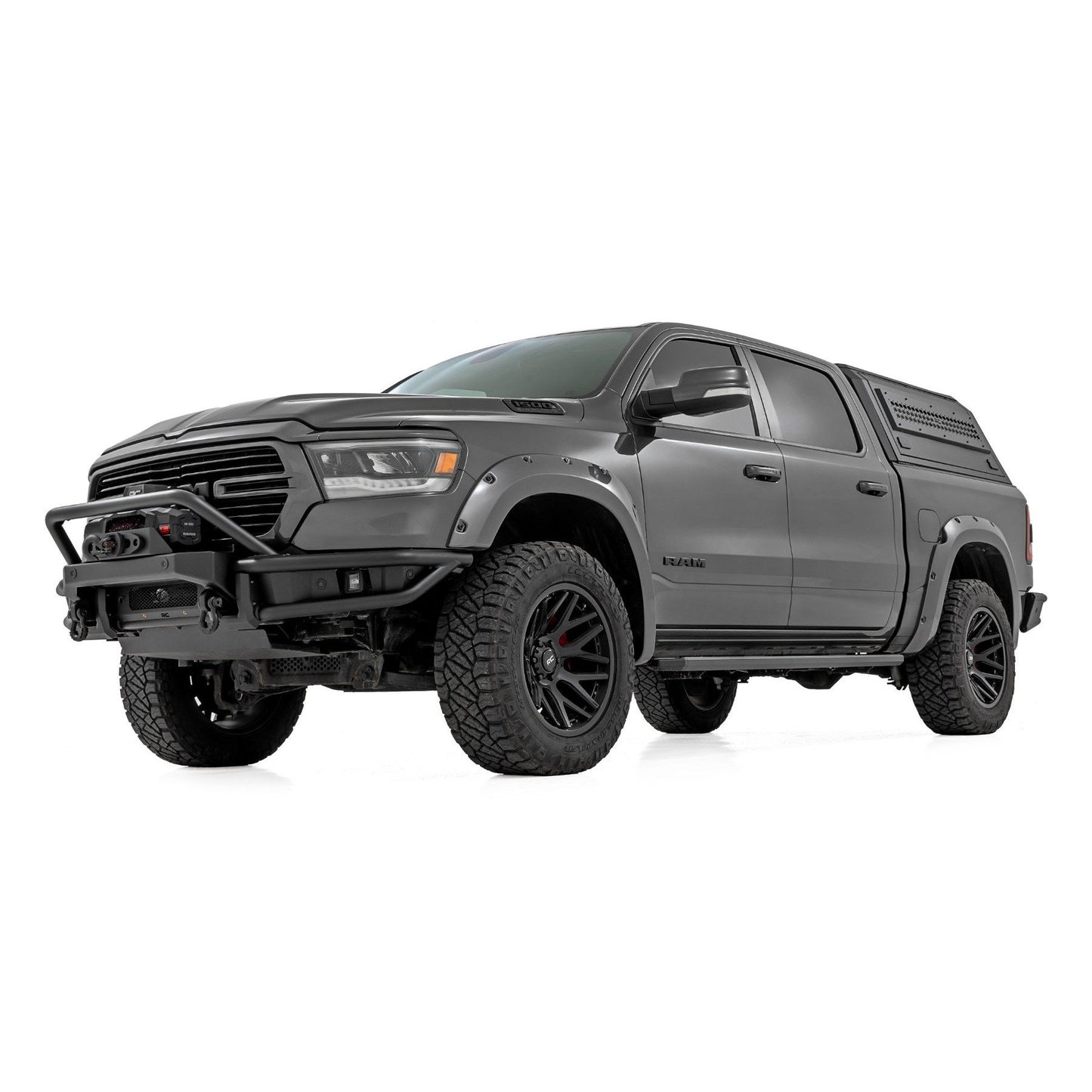 ROUGH COUNTRY Truck Bed Cap | Modular | 5'7" Bed | Ram 1500 (19-25)/1500 TRX (21-24) | 73402
