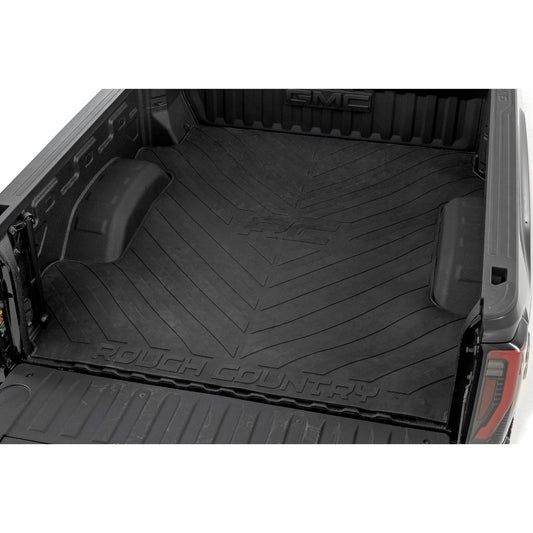ROUGH COUNTRY Bed Mat | 6'9" Bed | RC Logo | Chevy/GMC  Silverado/Sierra 2500HD/3500HD (20-25) | RCM691