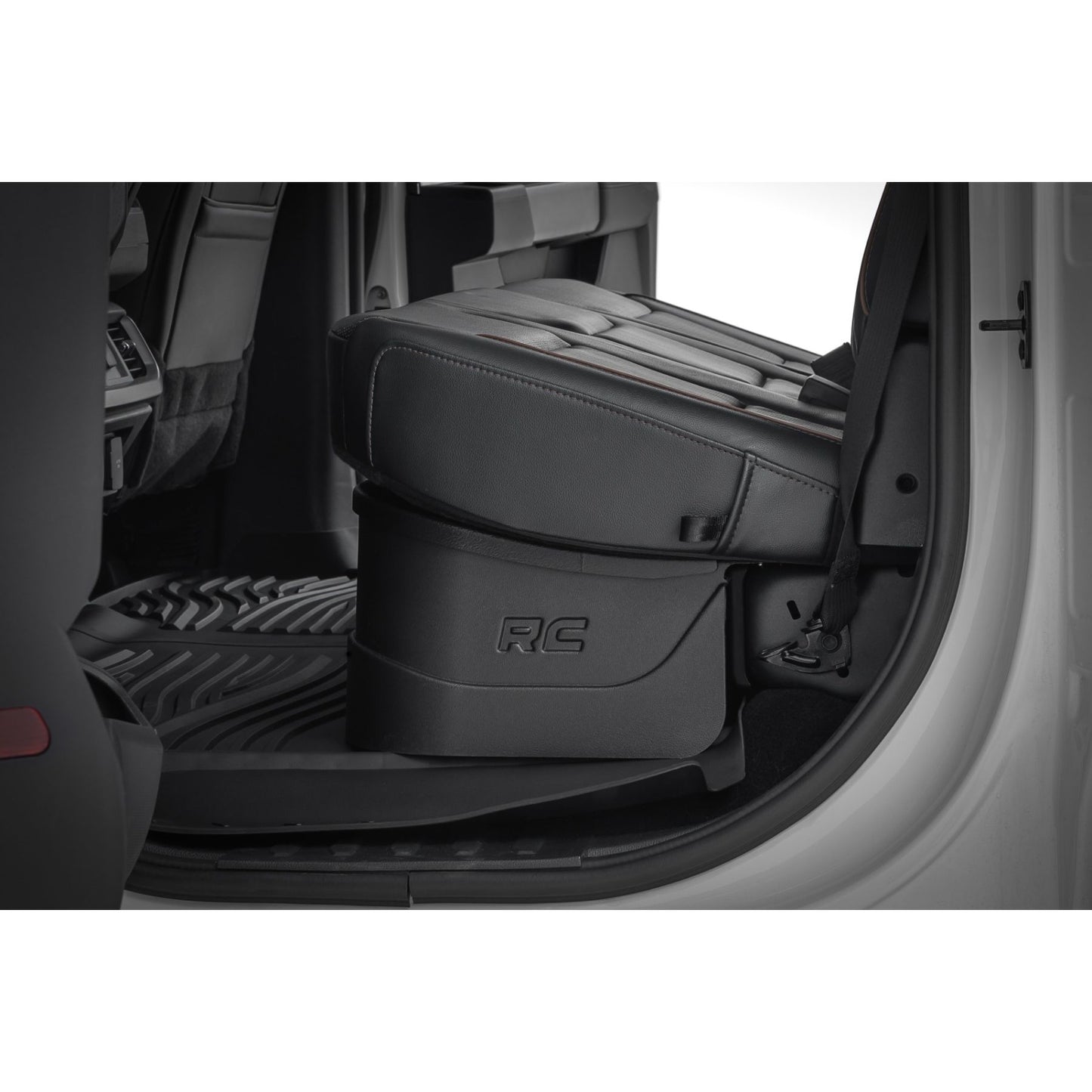 ROUGH COUNTRY | Under Seat Storage with Locking Lid  Ford F-150/F-250/F-350/Raptor  (15-26) | RC0996