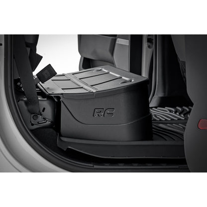 ROUGH COUNTRY | Under Seat Storage with Locking Lid  Ford F-150/F-250/F-350/Raptor  (15-26) | RC0996