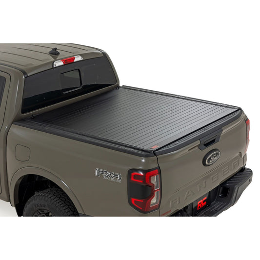 ROUGH COUNTRY | Hard Roll Up Bed Cover  5' Bed  Ford Ranger 2WD/4WD (2024-2025) | 50210520