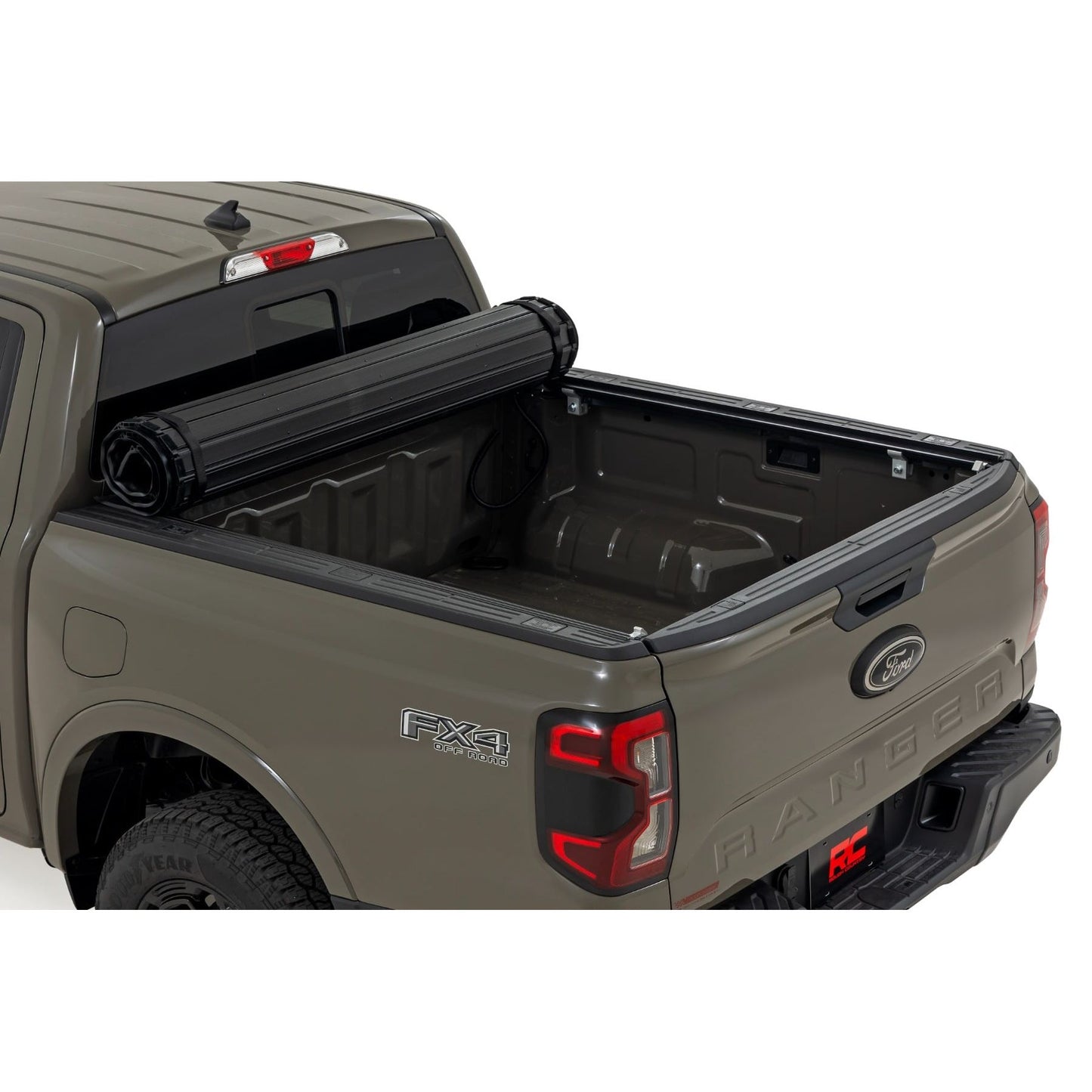 ROUGH COUNTRY | Hard Roll Up Bed Cover  5' Bed  Ford Ranger 2WD/4WD (2024-2025) | 50210520