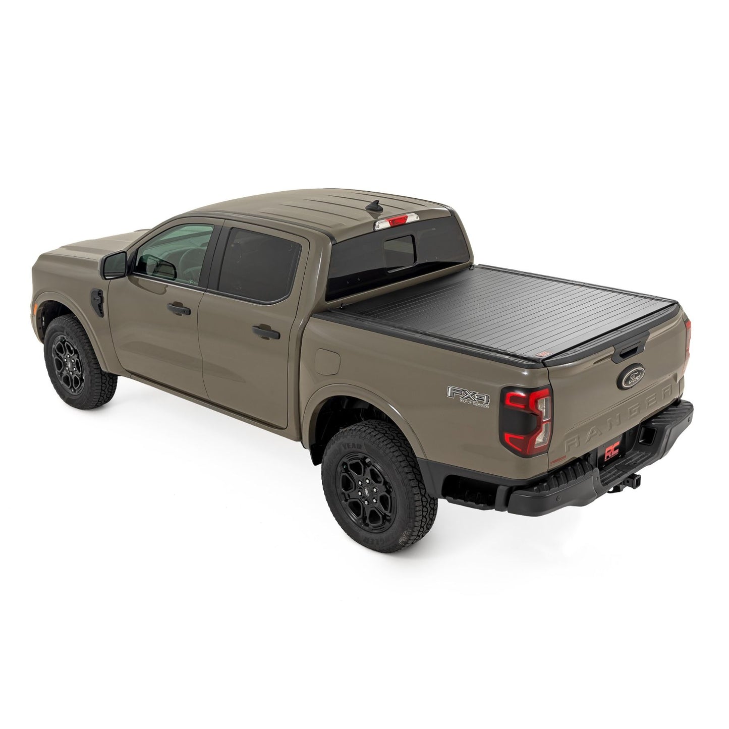 ROUGH COUNTRY | Hard Roll Up Bed Cover  5' Bed  Ford Ranger 2WD/4WD (2024-2025) | 50210520