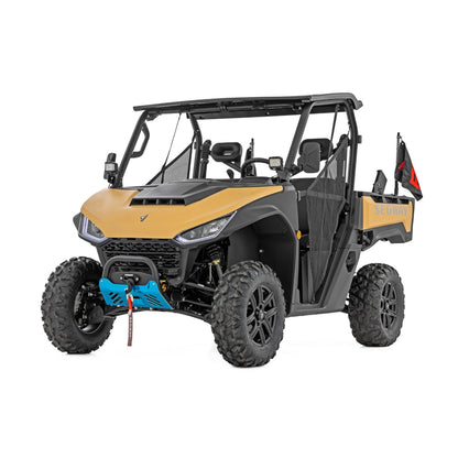 ROUGH COUNTRY Whip Mount | 4' Multl-Color LED Whip Pair | Can-AM Defender/Segway | 93199