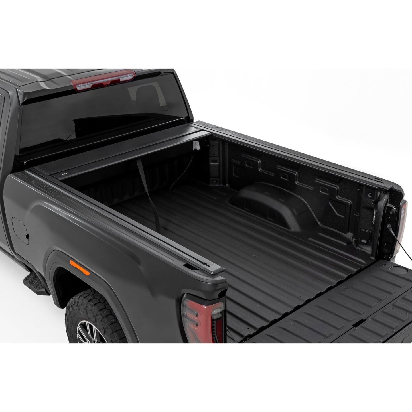 ROUGH COUNTRY | Manual Retractable Bed Cover  6'9" Bed  Chevy/GMC 2500HD/3500HD (20-26) | 53210690