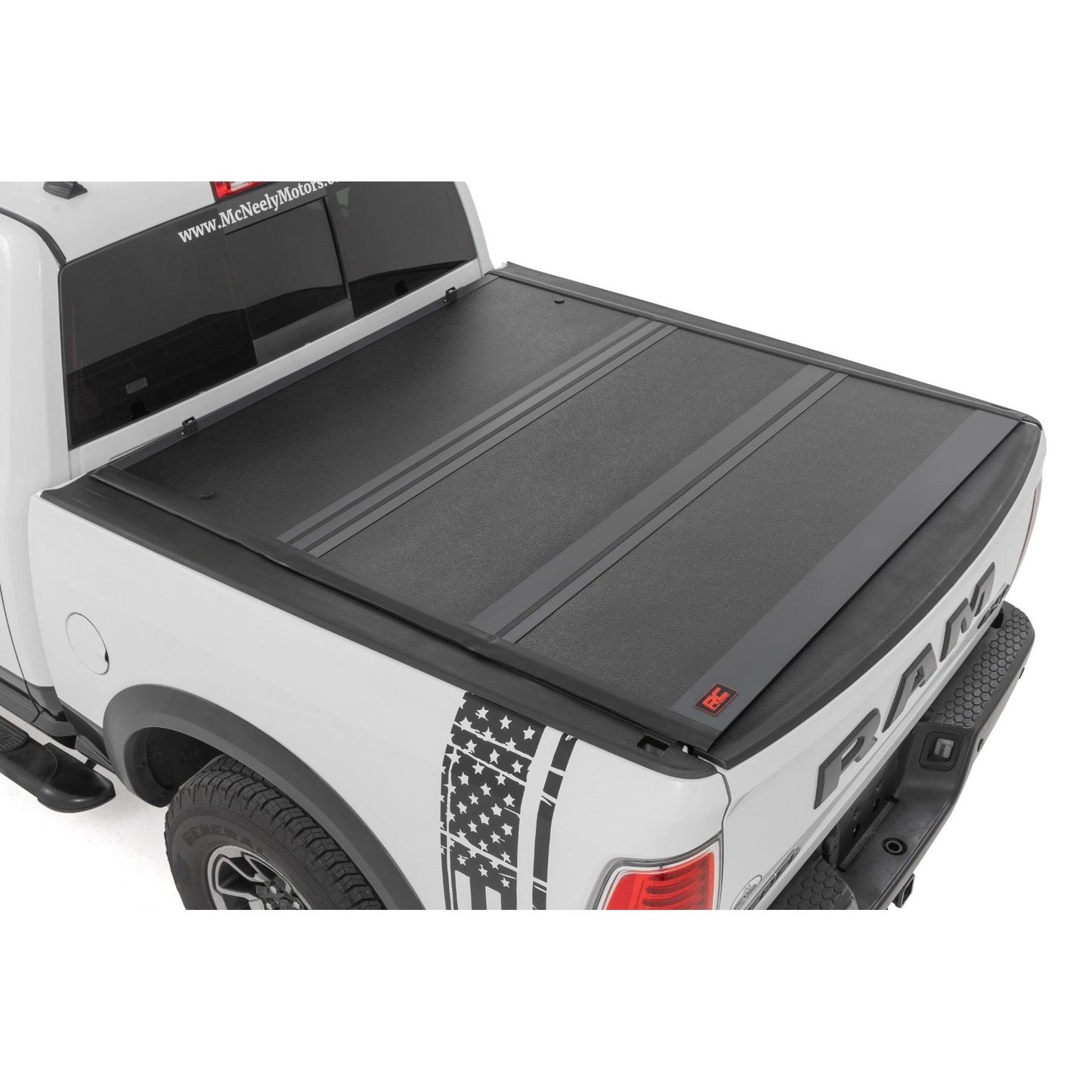 ROUGH COUNTRY Hard Low Profile Bed Cover | 6'4" Bed | Ram 1500/2500/3500 2WD/4WD (10-25 & Classic) | 47318650B