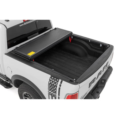 ROUGH COUNTRY Hard Low Profile Bed Cover | 5'7" Bed | No Rambox | Ram 1500 2WD/4WD (2009-2018 & Classic) | 47319550B