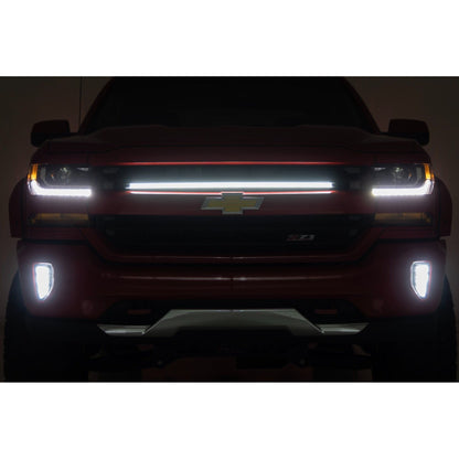 ROUGH COUNTRY LED Light Kit | Grille Mount | 30 Inch DRL | Chevy Silverado 1500 (16-18) | 70992
