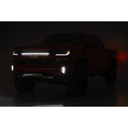 ROUGH COUNTRY LED Light Kit | Grille Mount | 30 Inch DRL | Chevy Silverado 1500 (16-18) | 70992