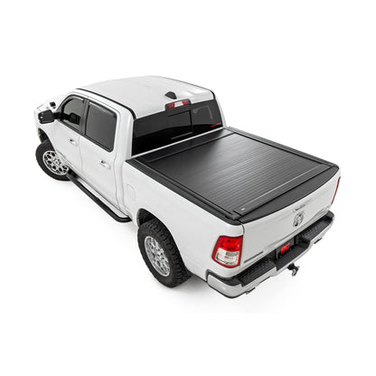 ROUGH COUNTRY | Manual Retractable Bed Cover  5'7" Bed  Ram 1500 (19-26)/1500 TRX (21-24) | 53307550