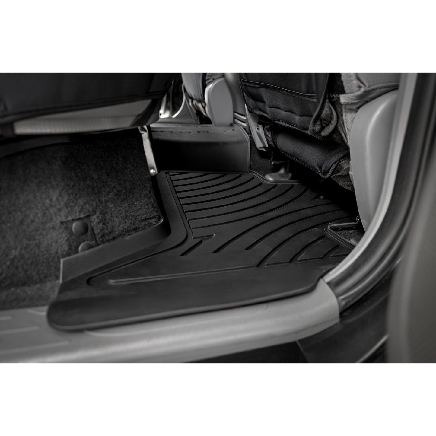 ROUGH COUNTRY | Flex-Fit Floor Mats  Front and Rear  Toyota Tacoma 2WD/4WD (2012-2015) | FF-71213