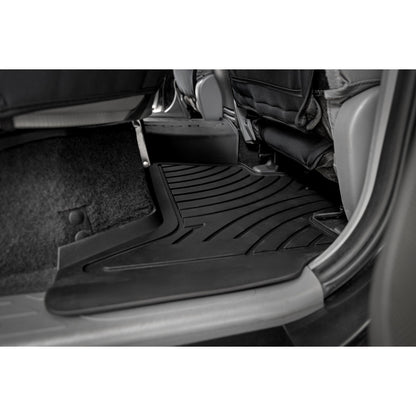 ROUGH COUNTRY | Flex-Fit Floor Mats  Front and Rear  Toyota Tacoma 2WD/4WD (2012-2015) | FF-71213