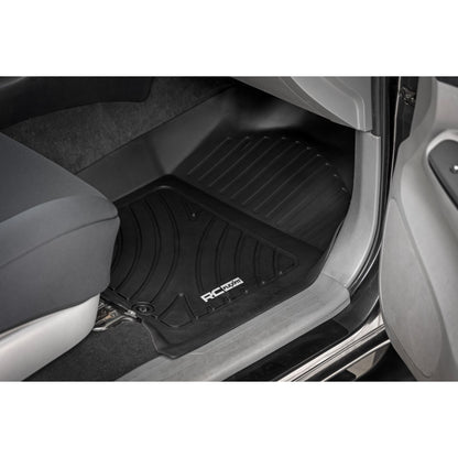 ROUGH COUNTRY | Flex-Fit Floor Mats  Front and Rear  Toyota Tacoma 2WD/4WD (2012-2015) | FF-71213
