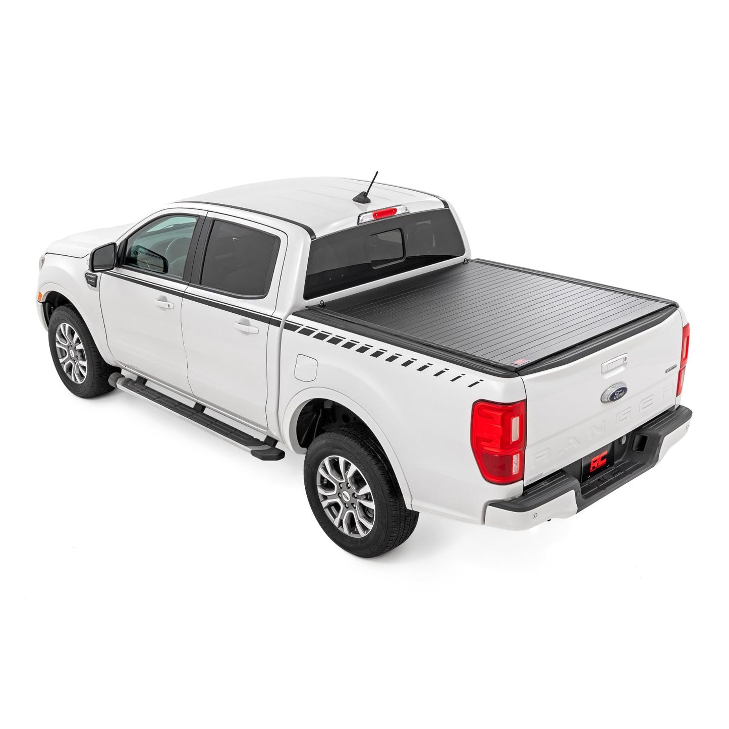 ROUGH COUNTRY | Hard Roll Up Bed Cover  5' Bed  Ford Ranger 2WD/4WD (2019-2023) | 50219500