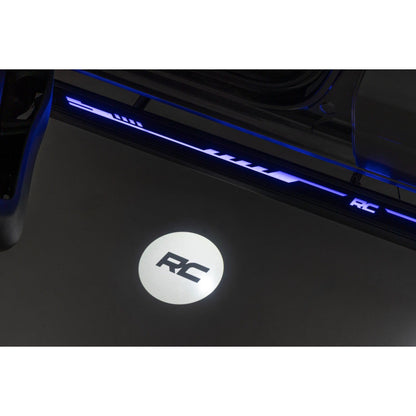 ROUGH COUNTRY Multi-Color LED Running Boards | 4-Door | Ford Bronco 4WD (2021-2025) | 55008