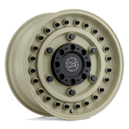 Black Rhino ARMORY Desert Sand off-road wheel showcasing tactical style and rugged design for off-road vehicles.
