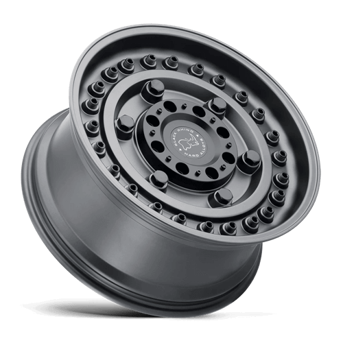 Black Rhino ARMORY Gun Black off-road wheel featuring tactical design and rugged construction.