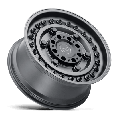 Black Rhino ARMORY Gun Black off-road wheel featuring tactical design and rugged construction.