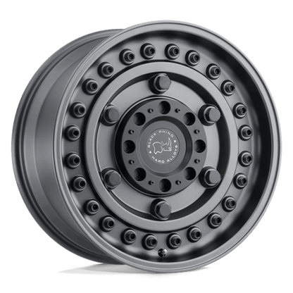 Black Rhino ARMORY Gun Black off-road wheel showcasing rugged tactical design and mil-spec attitude.