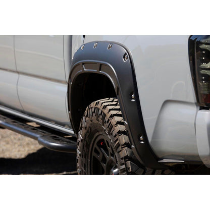 ROUGH COUNTRY | Defender Fender Flares  1H5 Cement  Toyota Tacoma 2WD/4WD (2016-2023) | A-T11621-1H5