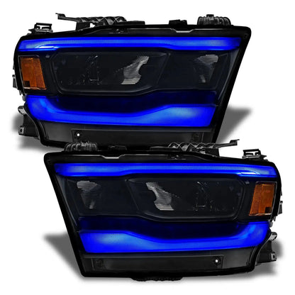 ORACLE Lighting | RGB+W DRL Upgrade | RAM 1500 Reflector LED Headlights | 1281-339, 1281-335