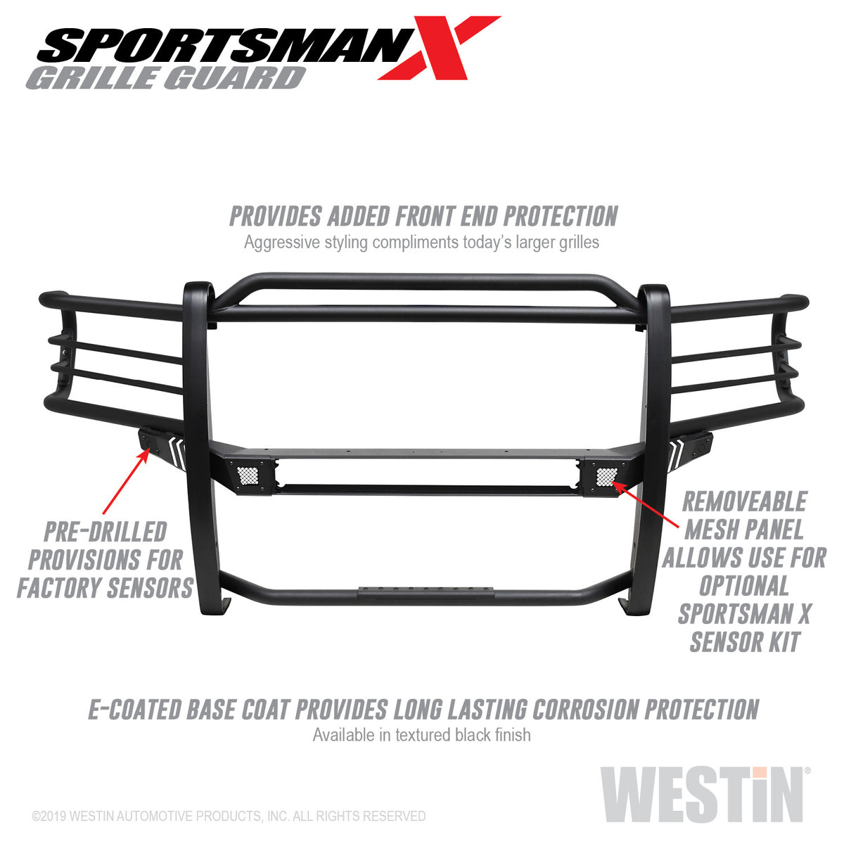 Westin Sportsman X Grille Guard 2019-2024 Ram 2500/3500