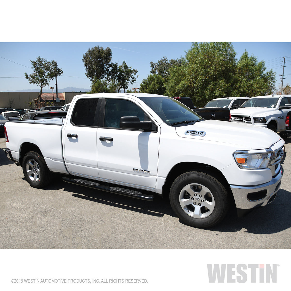 Westin PRO TRAXX 5 Nerf Steps 2019-2024 Ram 1500 Quad Cab