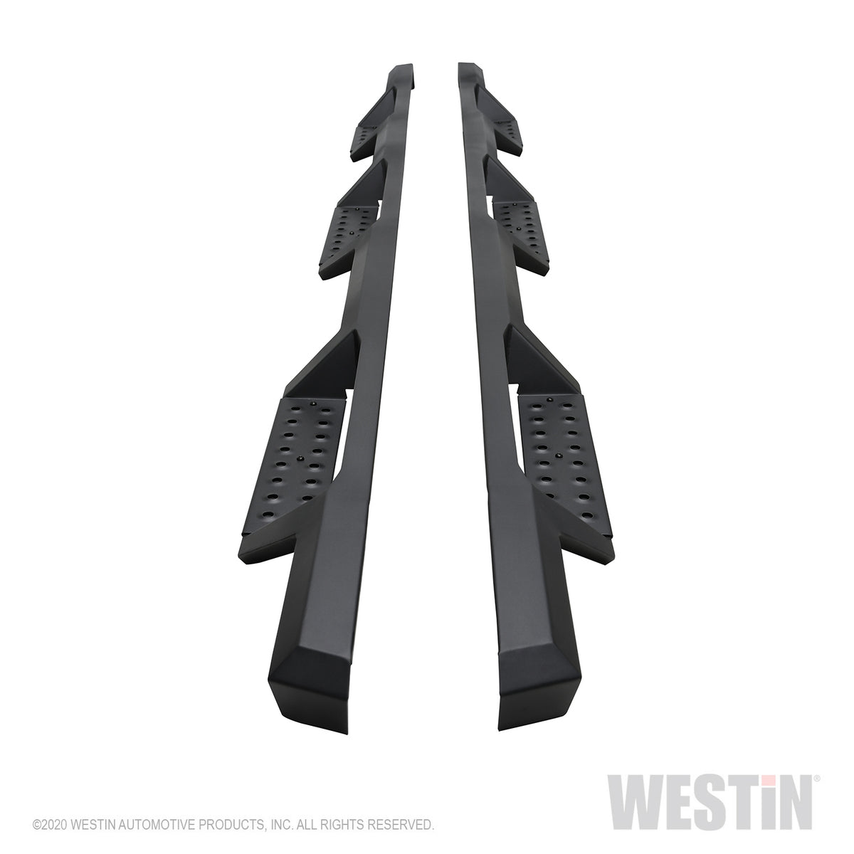 Westin HDX Drop Wheel-to-Wheel Nerf Steps Chevy/GMC Silverado/Sierra 2500/3500 Crew Cab (8' Bed)