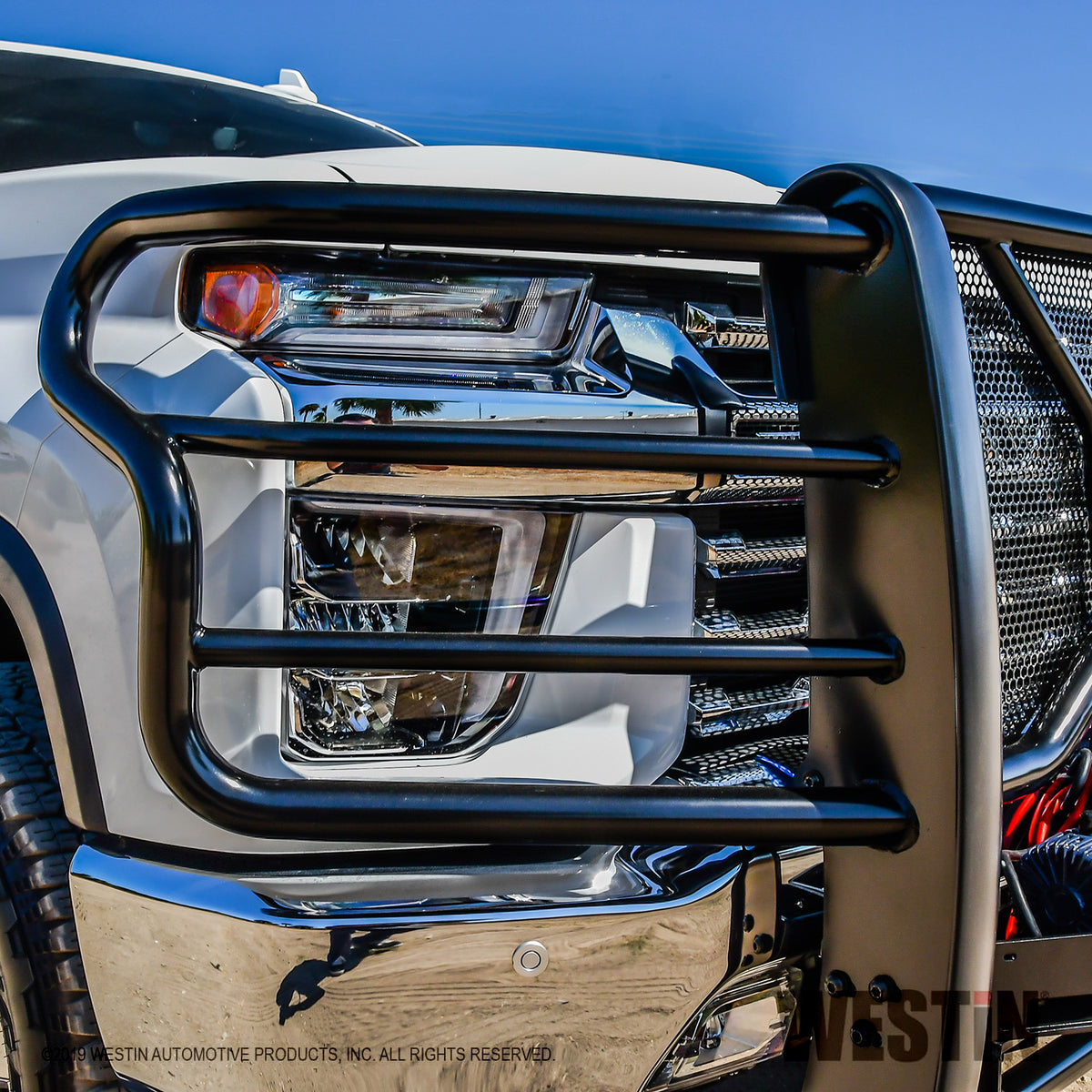Westin HDX Winch Mount Grille Guard 2020-2024 Chevy Silverado 2500/3500